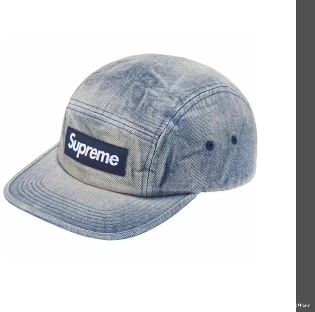 Serpentine Cowboy Washed Chino Washed Blue Pattern Button 24SS Leather Hat Baseball 0715